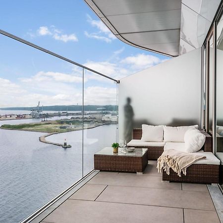 Apartament Endless Ocean Views With Private Balcony Århus Zewnętrze zdjęcie