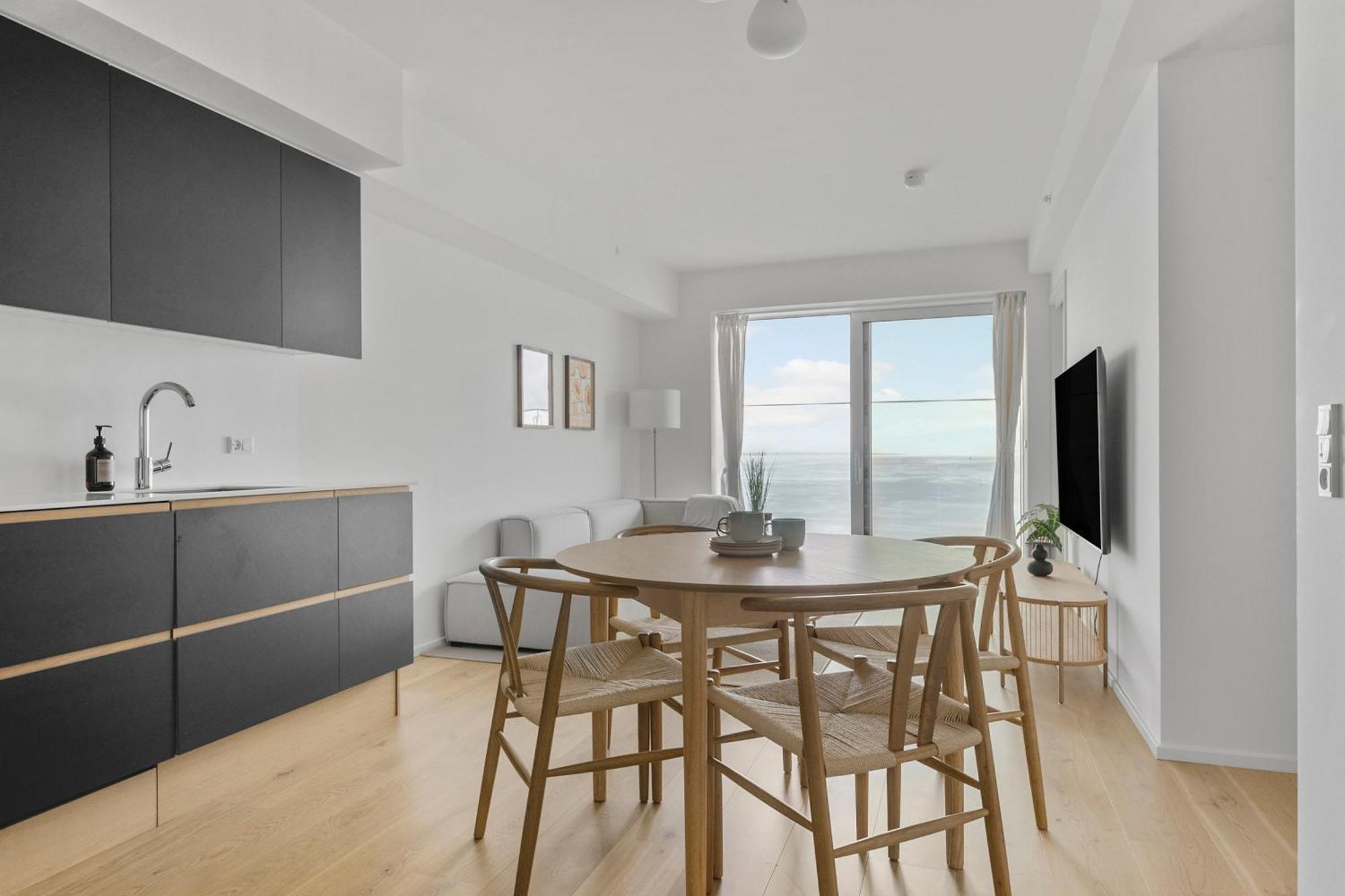 Apartament Endless Ocean Views With Private Balcony Århus Zewnętrze zdjęcie