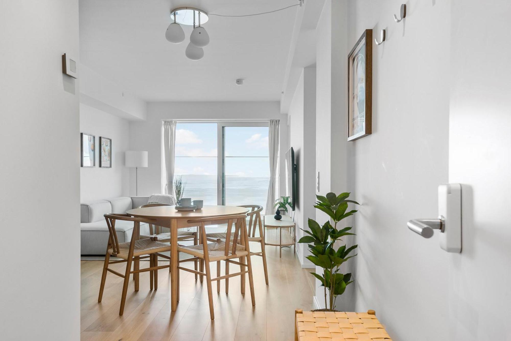 Apartament Endless Ocean Views With Private Balcony Århus Zewnętrze zdjęcie