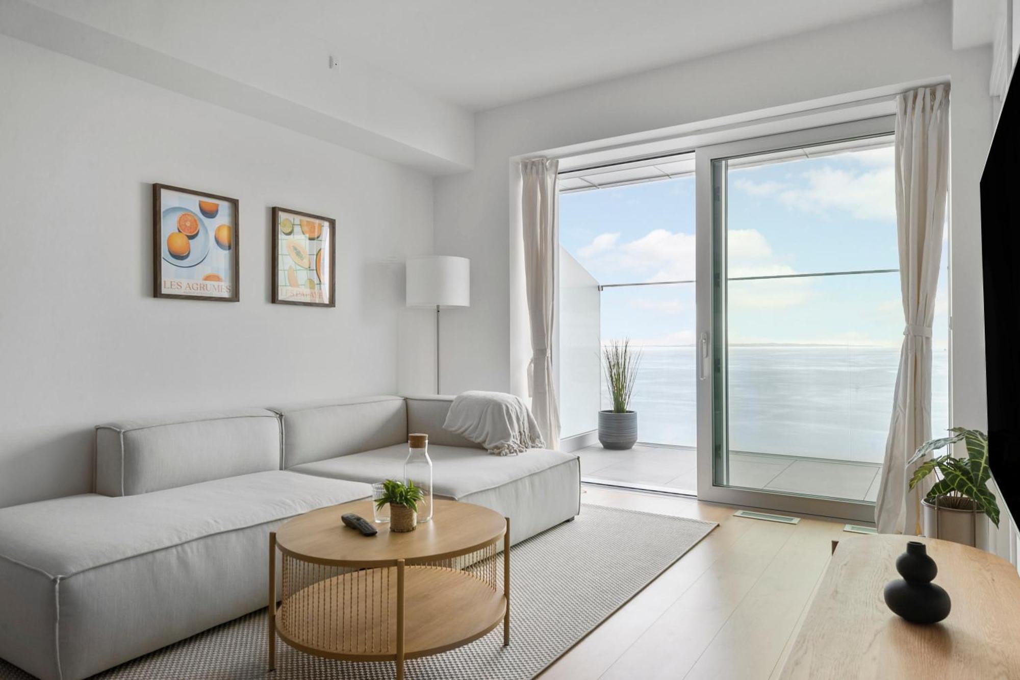 Apartament Endless Ocean Views With Private Balcony Århus Zewnętrze zdjęcie